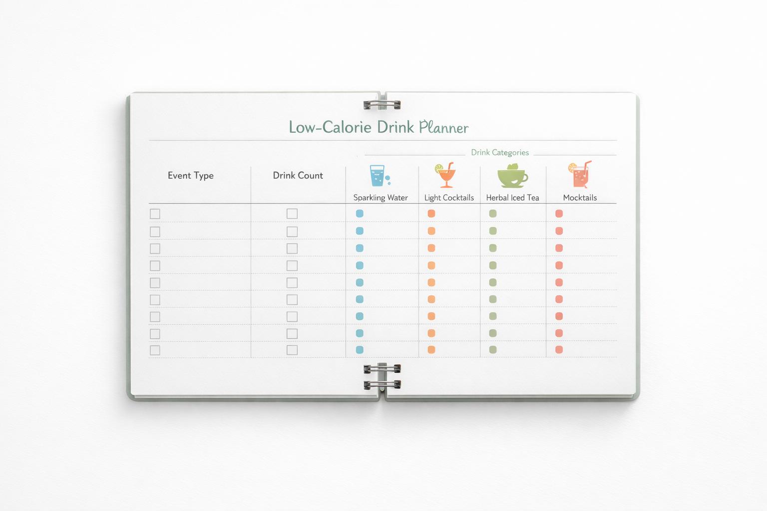 Low-Calorie Drink Event Planner