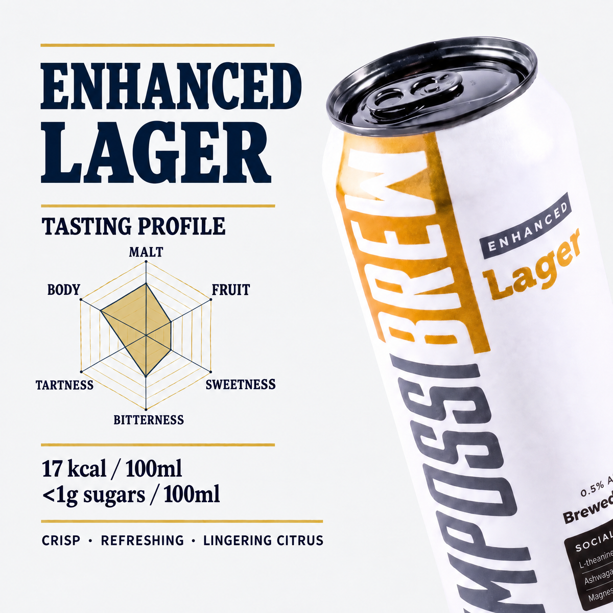 Lager tasting profile - approved clean heading