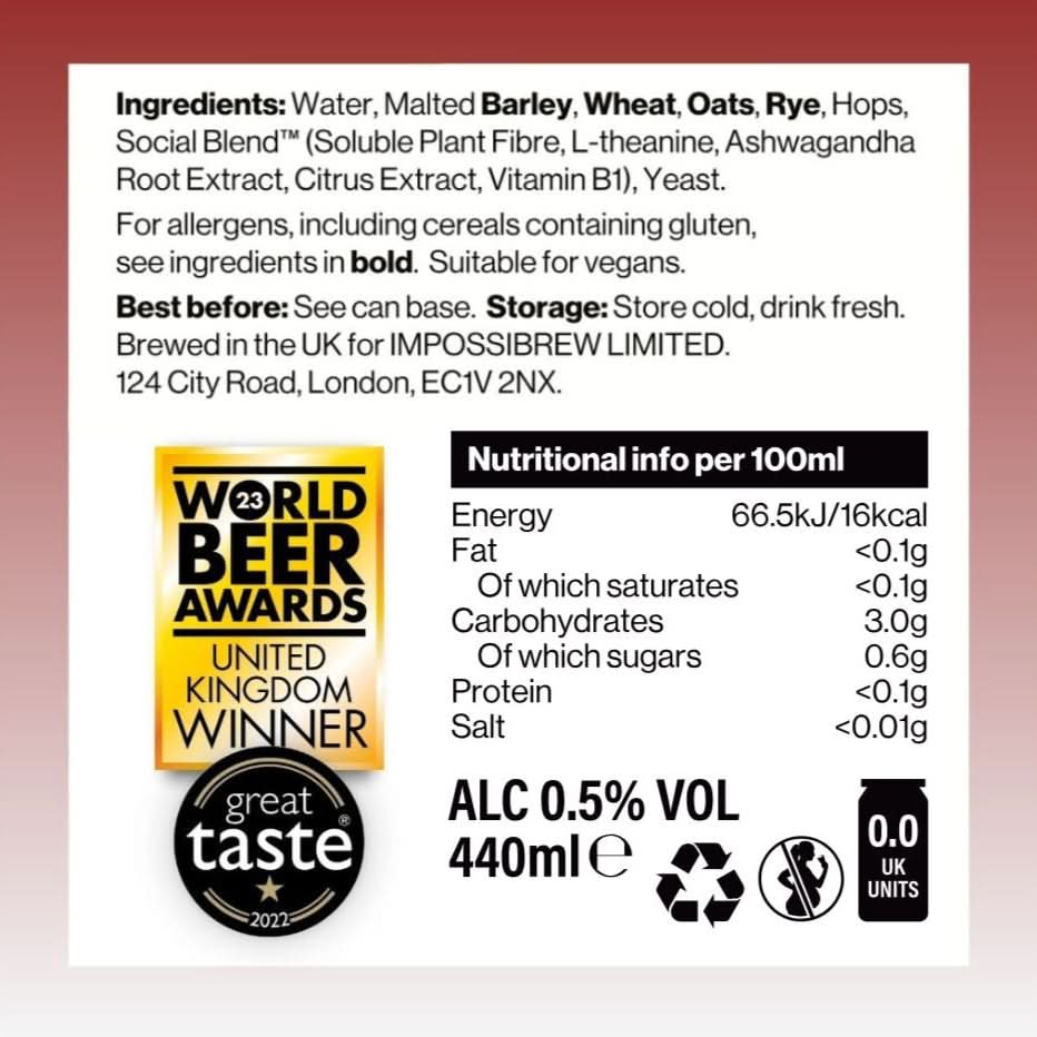 IMPOSSIBREW® Enhanced Hazy Pale