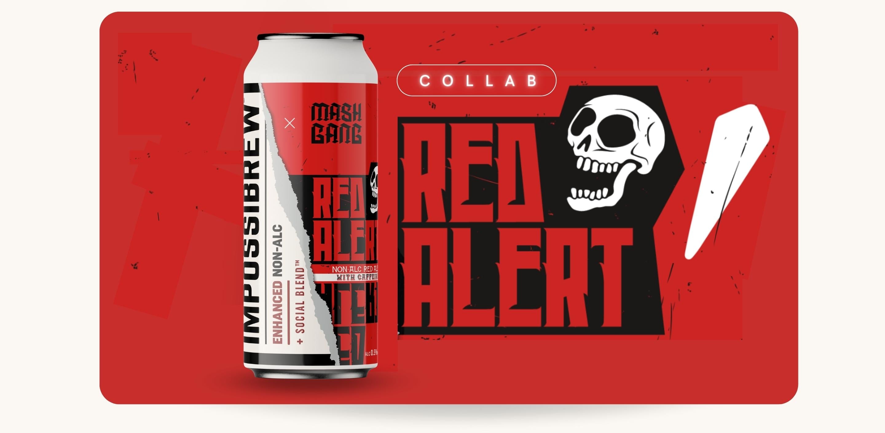 IMPOSSIBREW® and Mash Gang Announce Limited Edition Collaboration Brew: RED ALERT