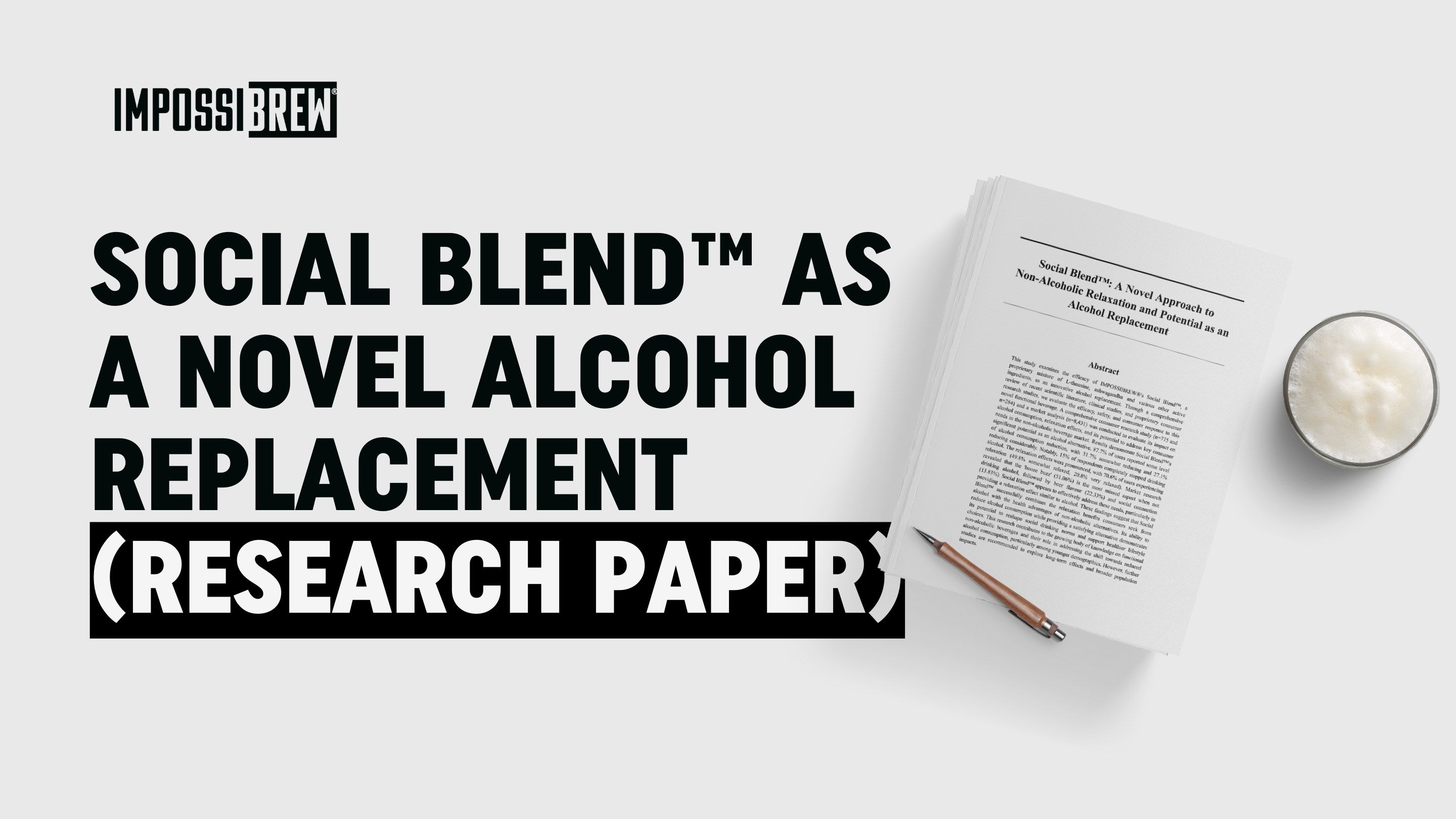 Social Blend™: A Novel Alcohol Replacement