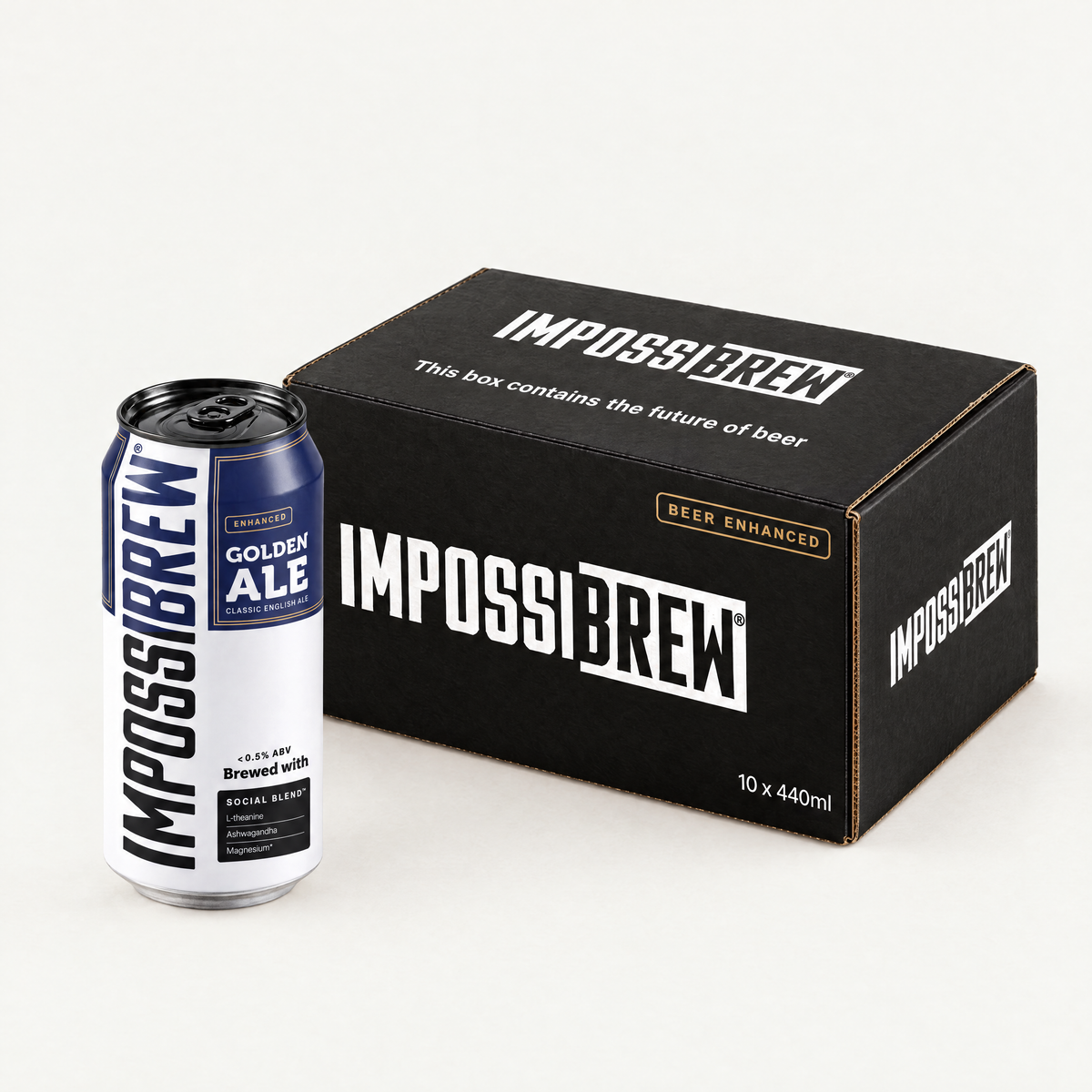 IMPOSSIBREW Golden Ale 10 x 440ml carton