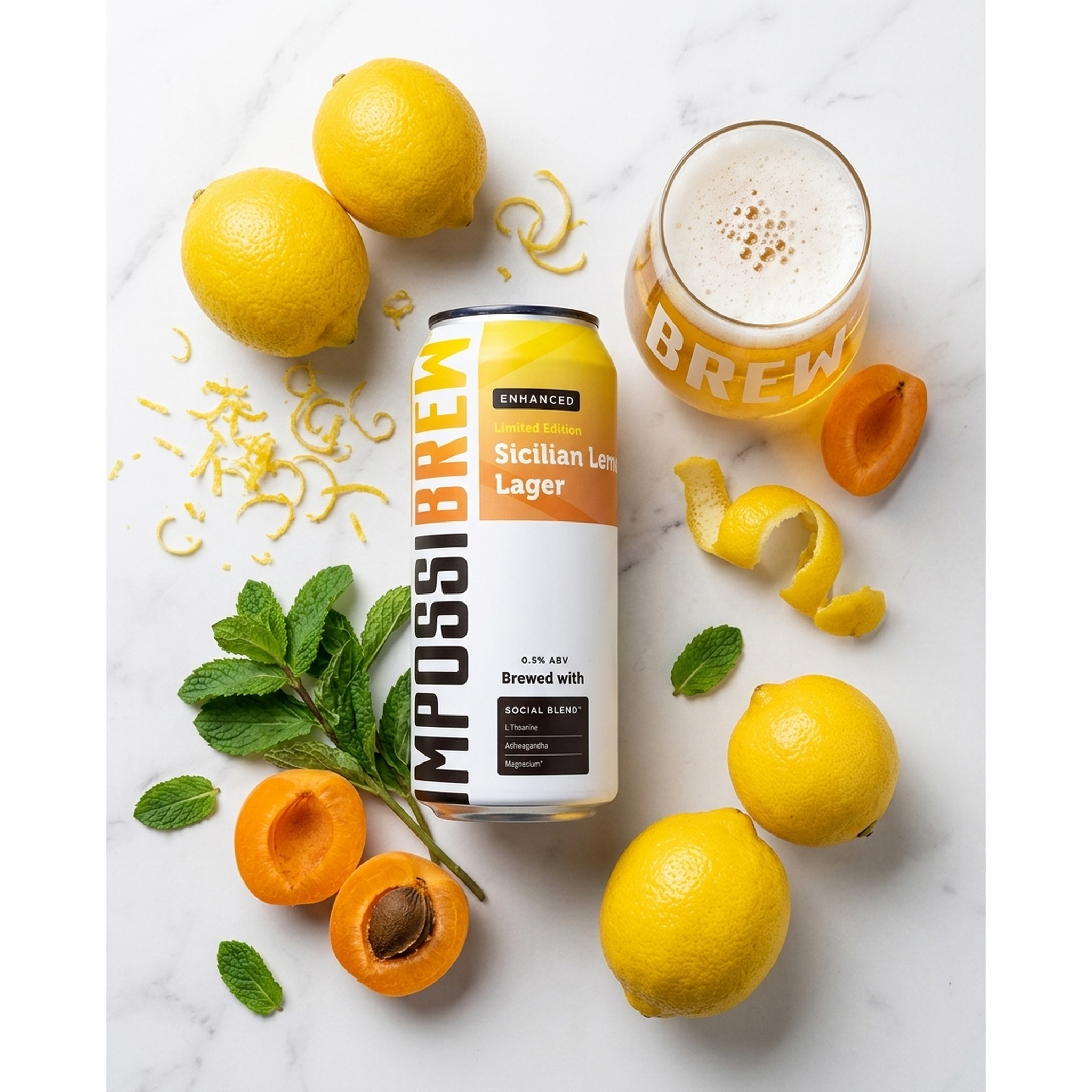 Sicilian Lemon Lager - ingredient hero