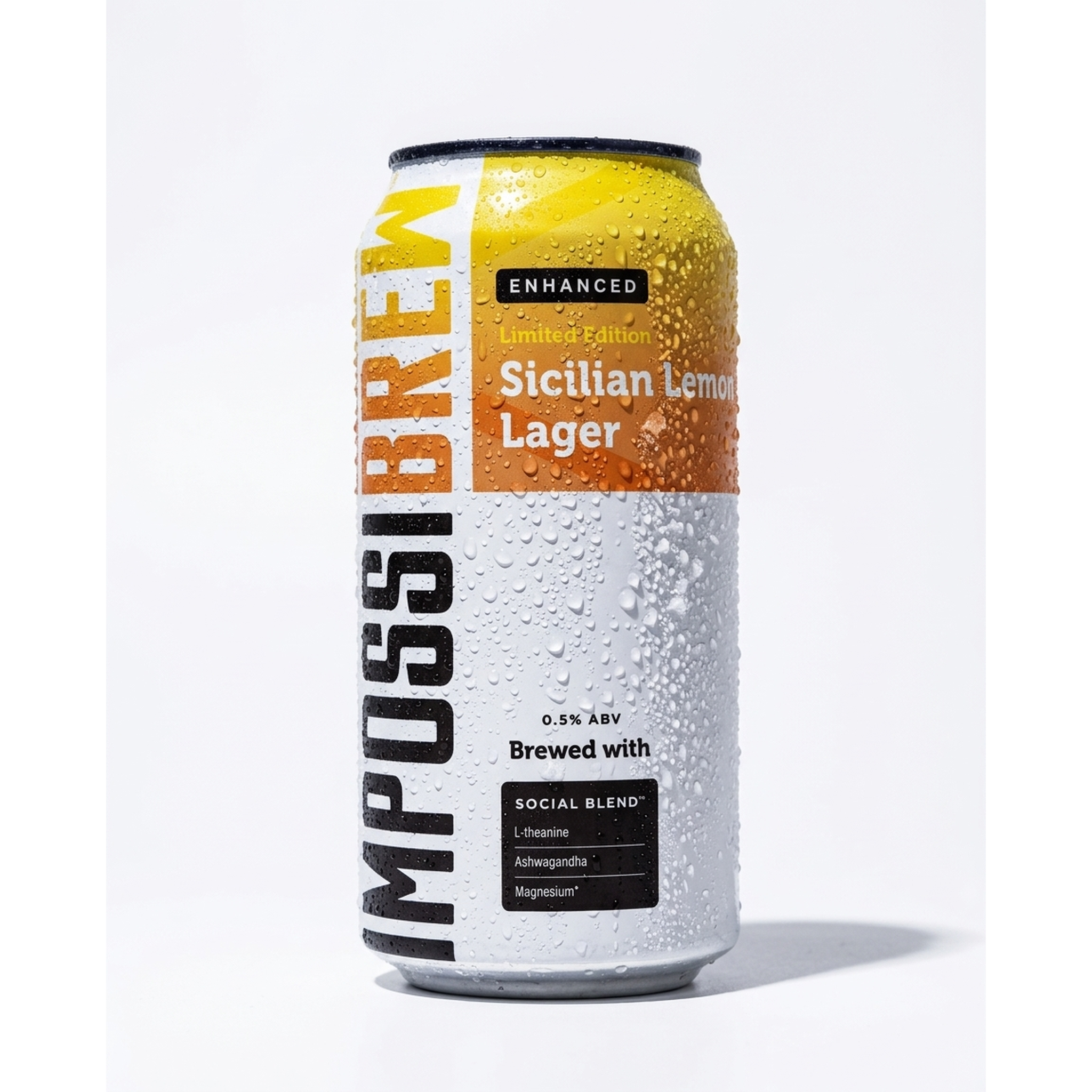Sicilian Lemon Lager - macro clean